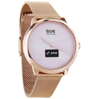 Smartwatch Soe XW Pure 54017 Display OLED con Bluetooth per Fitness Colore Oro Rosa - Europa