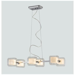I-YOGA-S6 - Lampadario a sospensione con paralumi trasparenti e bianchi 42 watt G9 características