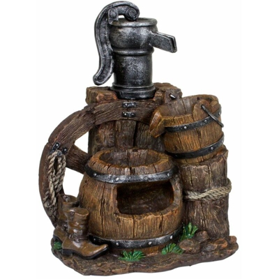 Secchio Harms 318802 della pompa del giardino di aspetto della pietra di legno della cascata della decorazione ornamentale della fontana della cascata