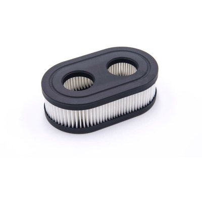 vhbw Filtro dell'aria in carta di ricambio 11,1 x 6,7 x 3,4cm nero, bianco per tosaerba Briggs & Stratton 09P702-0120-H1, 09P702-0121-H1