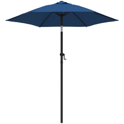 Ombrellone Blu 200x211 cm in Alluminio - Blu - Vidaxl