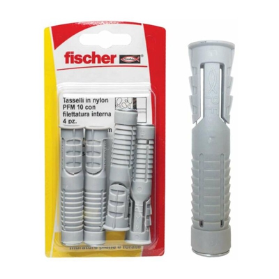 Fischer Tasselli PFM 8 K per reggi mensola a scomparsa (4 Pz.)