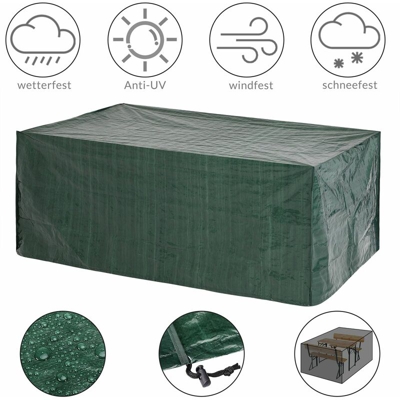 Kingsleeve Coperture di Protezione per Set da Birreria Mobili da Esterno Fodera Protettiva Bierzeltgarnitur 180x82x135cm (de)