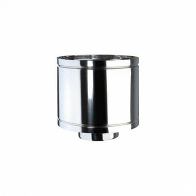 Smmo - Terminale a cappello per doppia parete controventato 100 mm