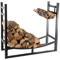 Portalegna Supporto Metallo Porta Legna Interno Legnaia Camino Stufa 2 Ripiani precio