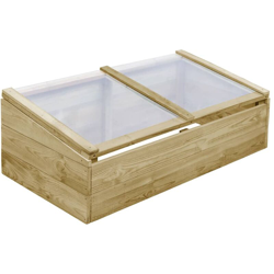 Serra in Legno di Pino Impregnato 100x50x35 cm - Verde - Youthup en oferta
