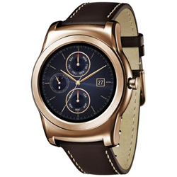 W150 Watch Urbane Gold Display P-Oled 1.3'' Cassa in acciaio e cinturino in pelle, cardiofrequenzimetro - Android Wear precio