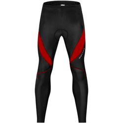 Wosawe - Pantaloni da bicicletta da uomo Pantaloni da ciclismo da strada imbottiti 3D Pantaloni da ciclismo termici antivento da corsa,modello: M precio