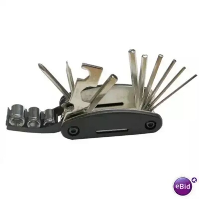 Kit 15 Accessori Attrezzi Per Aggiustare Riparare Riparazione Bici Bicicletta