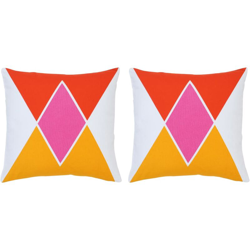 Cuscini 2 pz con Stampa Multicolori 40x40 cm in Cotone - Multicolore - Youthup características