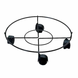 Portavaso Ruote Tondo Nero 30 - Mille en oferta