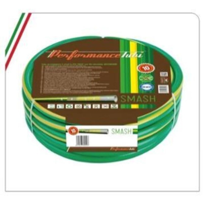 Tubo Acqua Per Irrigazione Retinato 5 Strati 5/8'' Verde Per Giardino 25mt