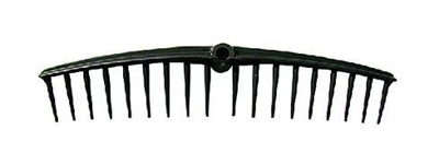 Rastrello Da Fieno 18 Denti - Cm 55 - In Pvc. Leggero E Indistruttibile.