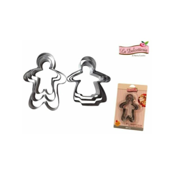 Tagliabiscotti La Dolcetteria 3 Pezzi Gingerbread - Gp&me precio