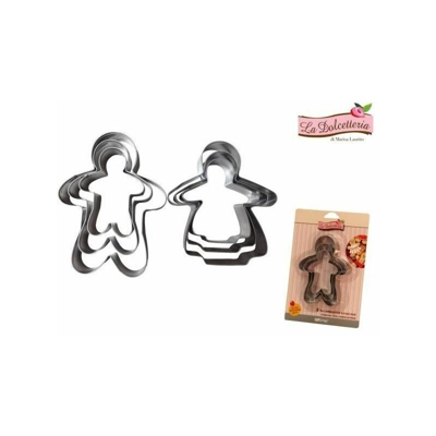 Tagliabiscotti La Dolcetteria 3 Pezzi Gingerbread - Gp&me