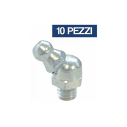 Ama - Ingrassatore Diritto O Con Beccuccio Esagonale Testa Tonda Idraulico Pz 10 19257V A Becco 45° M 10X15 (19258) precio
