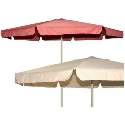Fraschetti - Ombrellone in alluminio salmone d.350 palo mm.48 arredo esterno piscina