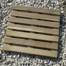 Piastrella zigrinata 50x50 Pino Impregnato 2,8 cm - Pavimento da esterno en oferta