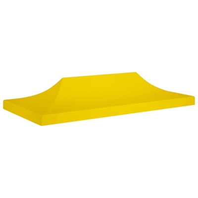 Tetto per Tendone per Feste 6x3 m Giallo 270 g/m² - Giallo - Vidaxl