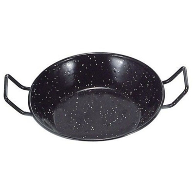 Tegame Fonda Cm.22 2 Man. Acc.Carb.Smaltato