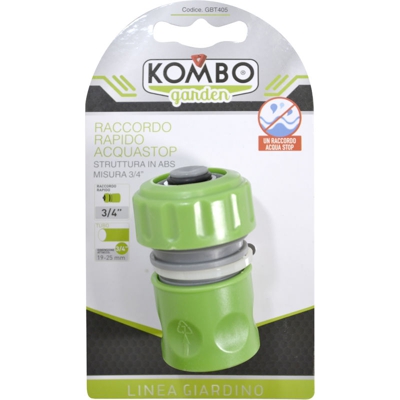 Raccordo rapido in ABS misura 3/4