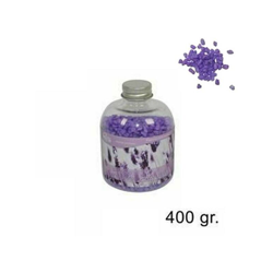 Set 2 Pezzi Pietrisco Profumato Bottiglia 400Gr Fragranza Lavanda Decoro Pietra características