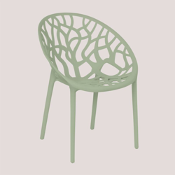 SKLUM Sedia da giardino Ores Celadon Opaco Polipropilene en oferta