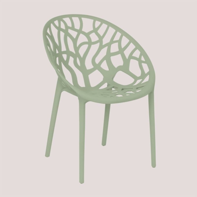 SKLUM Sedia da giardino Ores Celadon Opaco Polipropilene