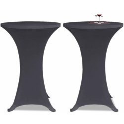 Copertura Elastica per Tavolo 70 cm Antracite 2 pz - Grigio - Youthup precio