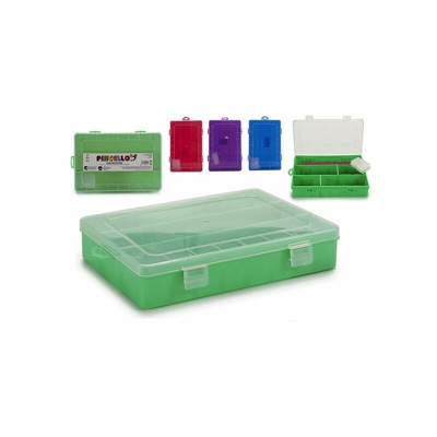 Scatola Multiuso (12 x 3 x 21 cm) Plastica Trasparente