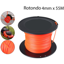 B&s - Filo di ricambio decespugliatore rotondo 4mm 55M bobina ricambio tagliaerba características
