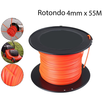 B&s - Filo di ricambio decespugliatore rotondo 4mm 55M bobina ricambio tagliaerba