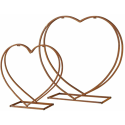 Set di 2 ripiani stufa fuoco camino legna deposito ferro acciaio inox decorazione cuore design stand características