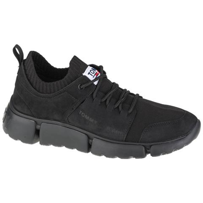 Jeans Chunky Mono Sock Lea Trainers, Uomo, Nero, Sneakers, Numero: 43 Eu