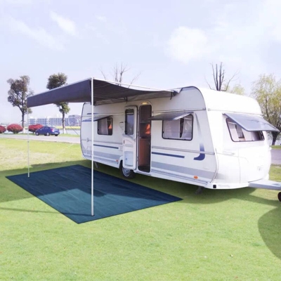 vidaXL Tappeto da Tenda 300x300 cm Blu - Blu