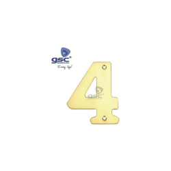 Porta numero 4 in acciaio inossidabile con vite 003302604 - GSC precio