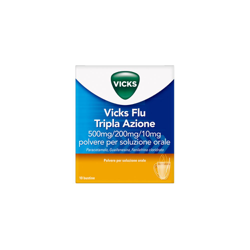 Vicks Flu Tripla Azione 10 bustine en oferta