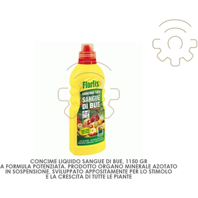 Concime con Sangue di bue 1150gr Flortis