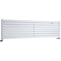 Hudson Reed Revive Radiatore Termoarredo di Design Orizzontale Moderno - Termosifone Con Finitura In Bianco - Design a Colonna Ovale - 472 x 1780 x en oferta