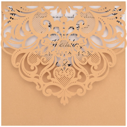 10pcs Pearl carta floreale Invito portabiglietti Invito per matrimonio festa di compleanno anniversario características