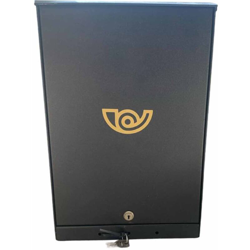 Cassetta postale antracite verniciata a polvere h 40 cm montaggio a parete características