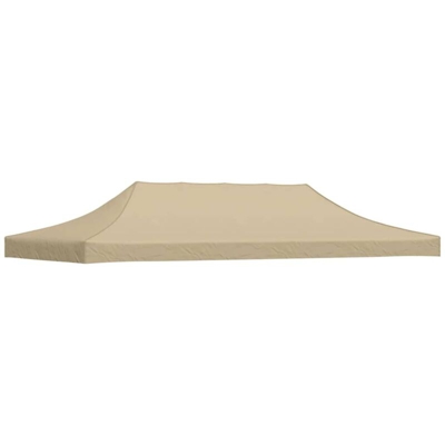 Tetto per Tendone per Feste 6x3 m Beige 270 g/m² - Beige - Vidaxl