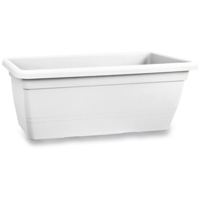 FIORIERA RETTANGOLARE in plastica vaso da giardino DA 80 cm Anthea VARI COLORI - Color: ANTRACITE