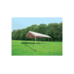 Gazebo in metallo 3x6m a otto pali portanti Ecru - Mod. AutoStop Magnum en oferta
