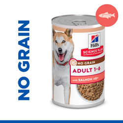 Hill's Science Plan Adult No Grain con Salmone Alimento umido per cani - Set %: 24 x 363 g en oferta