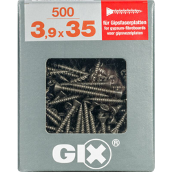 vite parete divisoria a secco 'GIX Tipo C' 35 x 3.9 mm - 500 pezzi - Spax en oferta