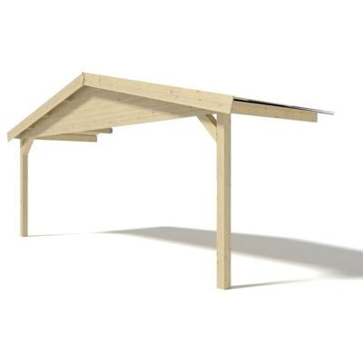 Veranda frontale per casetta camilla cm.500x200 - Losa
