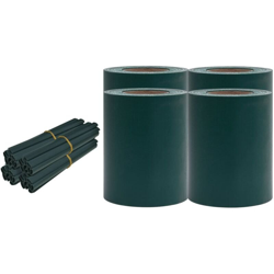 Recinzione Frangivento 4 pz in PVC 35x0,19m Verde Opaco - Verde - Vidaxl características