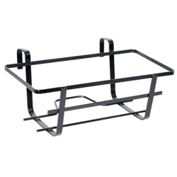 Balconiera Fioriera Geranio Rettangolare Fissa In Ferro Nero 40Cm. Conf. 6Pz precio