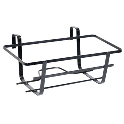 Balconiera Fioriera Geranio Rettangolare Fissa In Ferro Nero 40Cm. Conf. 6Pz
